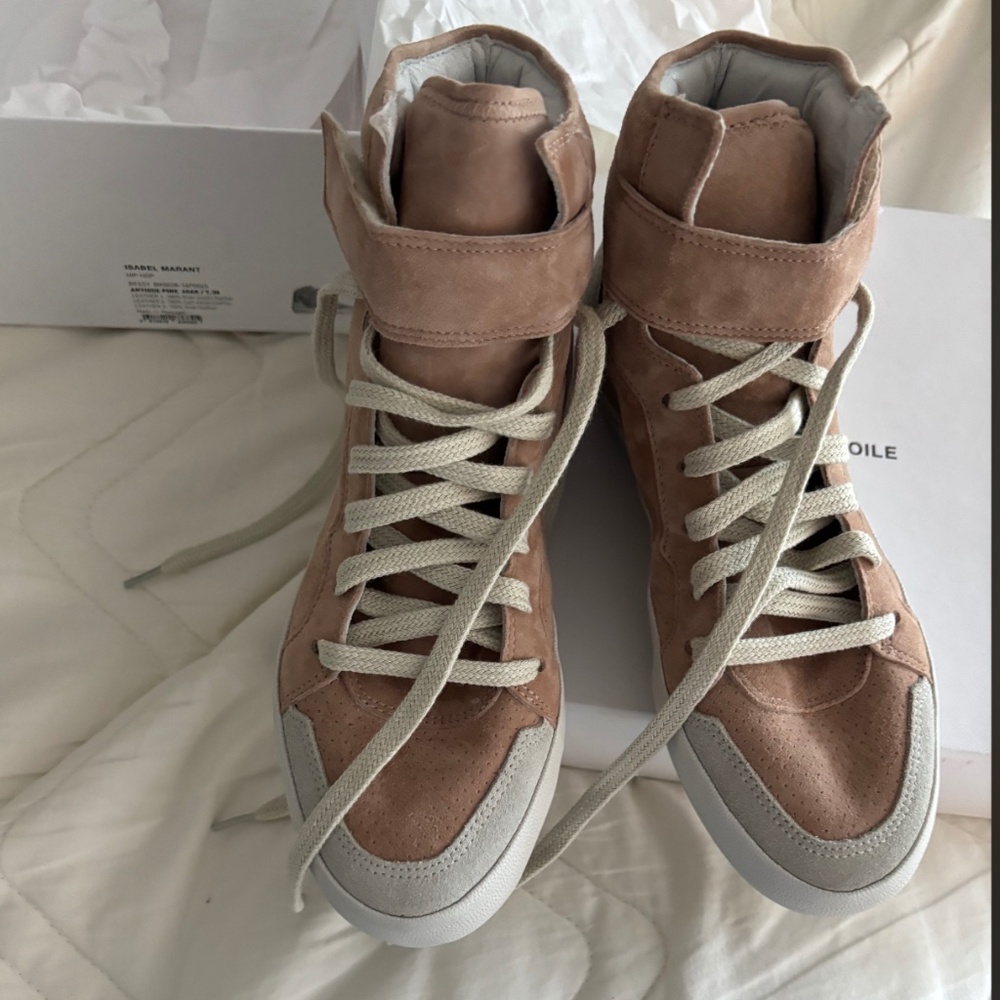 Isabel Marant Bessy Wedge Sneakers – size 38 NWT